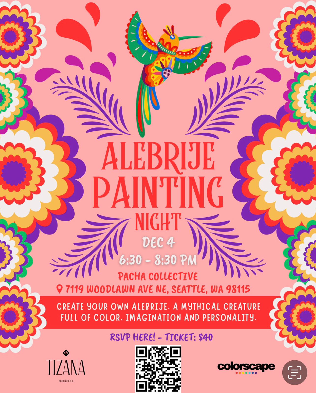 II Alebrijes painting night