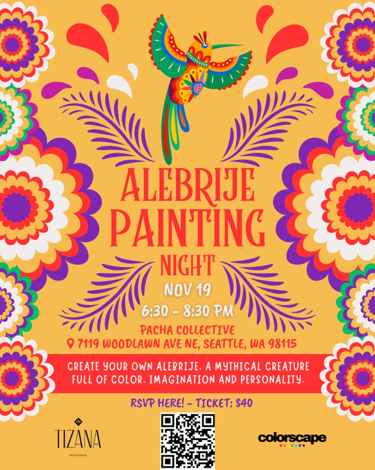 Alebrijes painting night