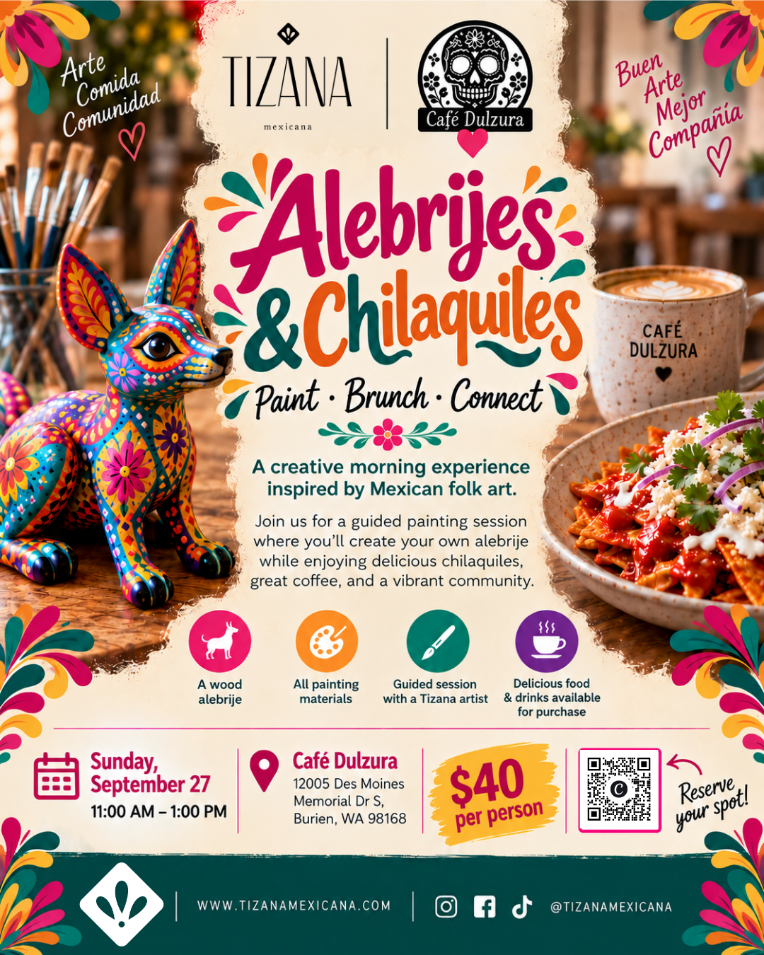 Alebrijes & chilaquiles
