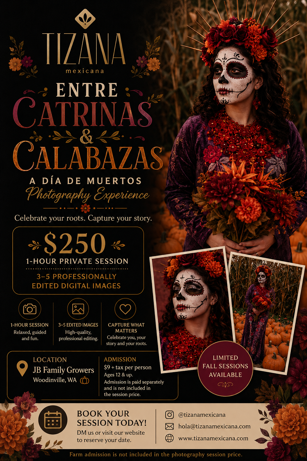 Tizana Fall Photography Experience | Day of the dead
