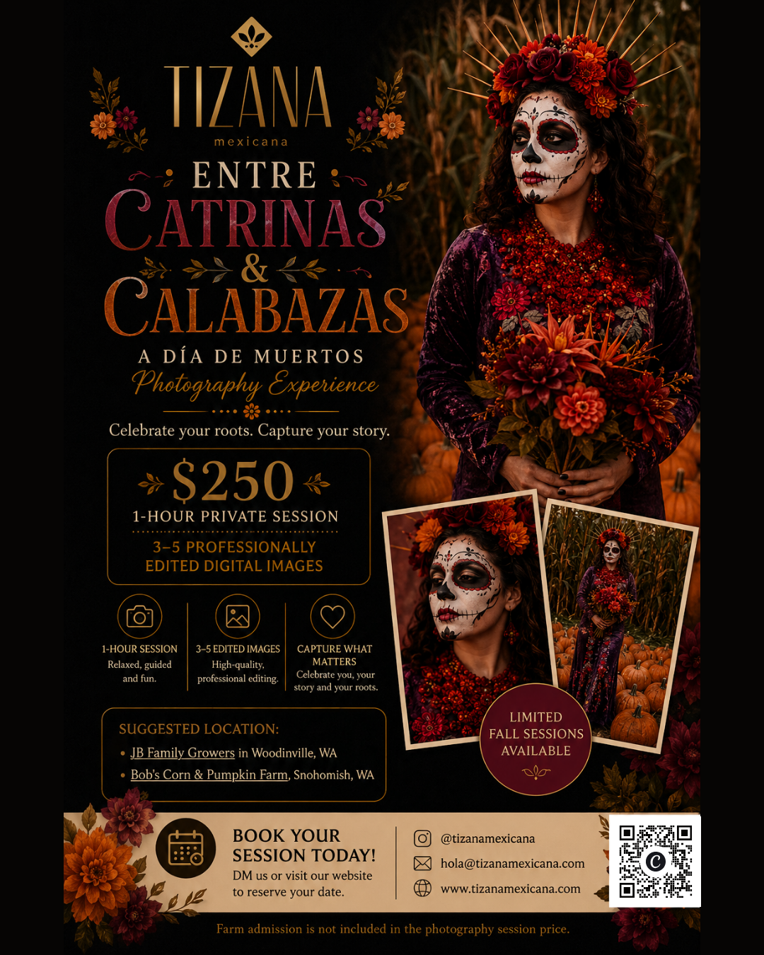 Tizana Fall Photography Experience | Day of the dead